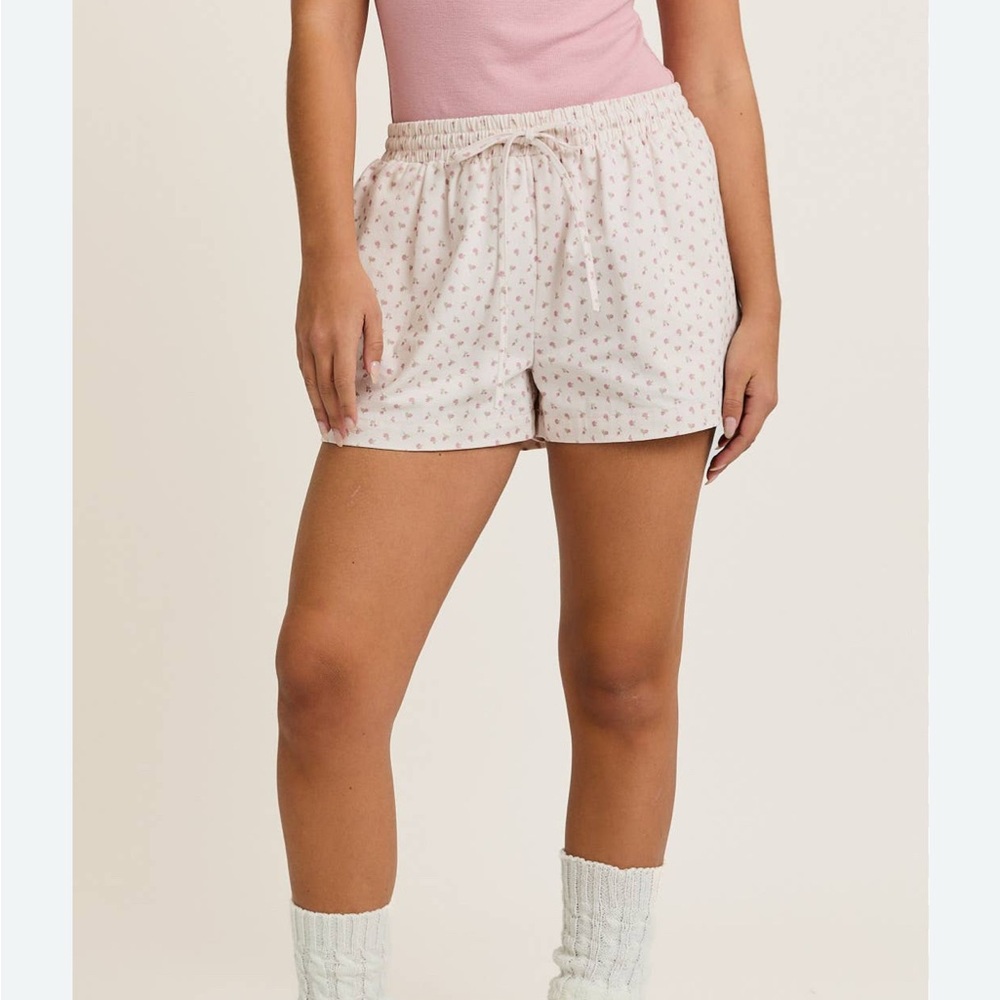 Shop Janae Pink Floral Shorts